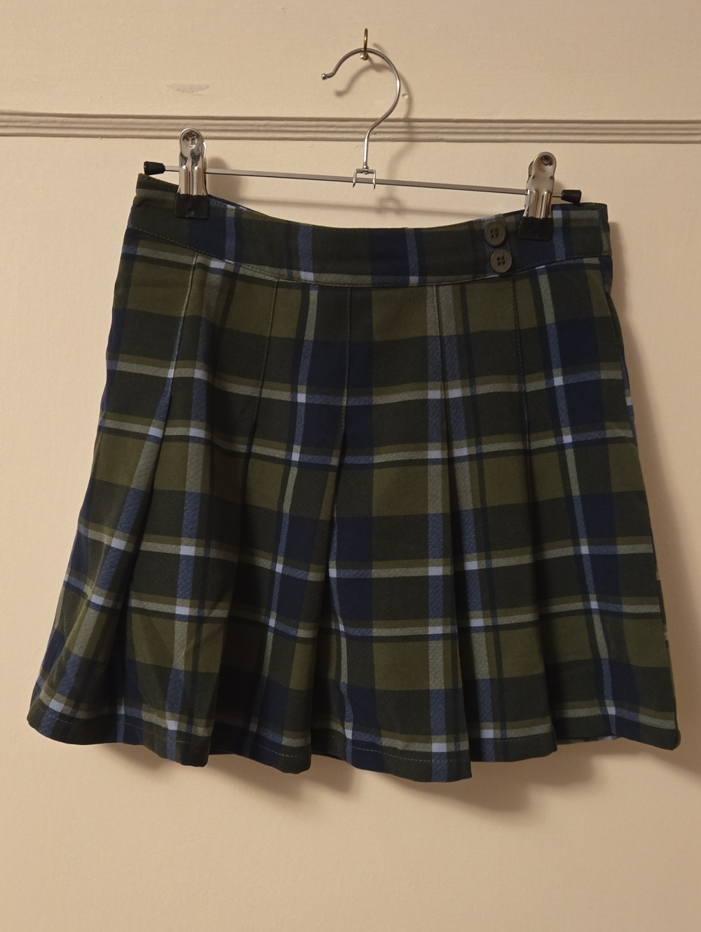 NWT Size 2 WeWoreWhat Blue/Green Plaid Skort